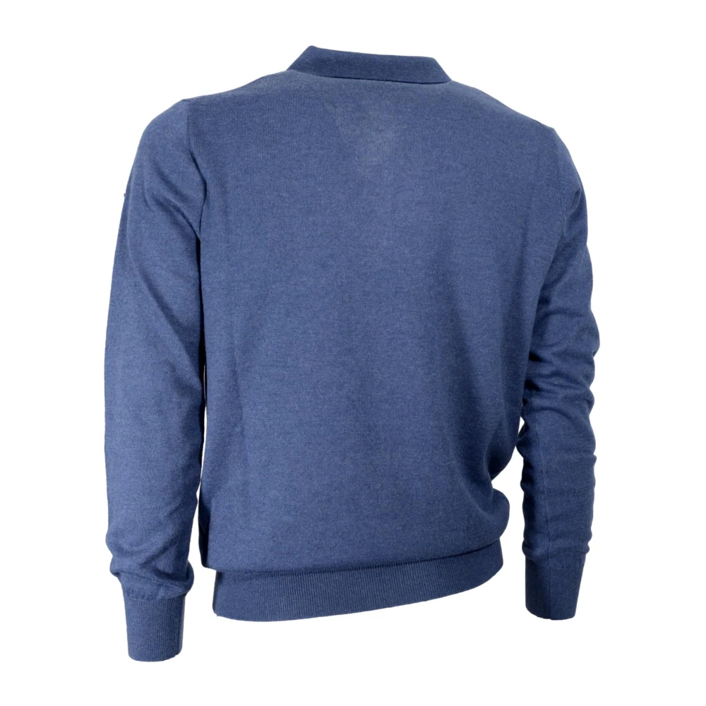 Cashmere Company Shirts Blue Heren