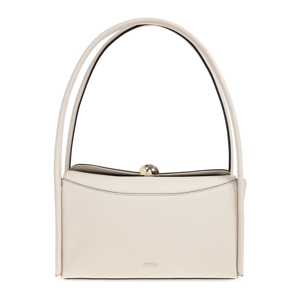 Furla Donna Beige Nicole Medium Shoulder Bag