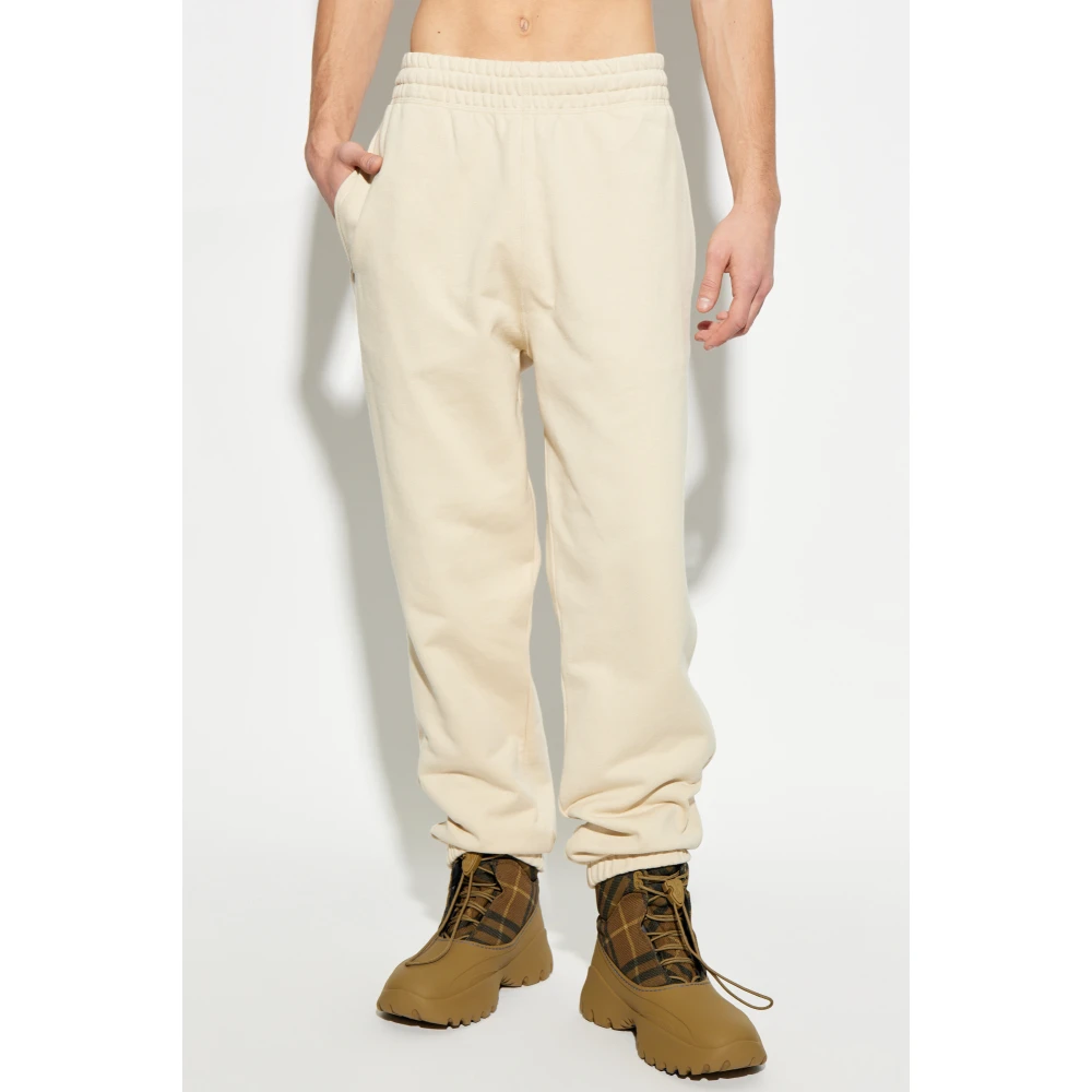 Burberry Sweatpants Beige Heren