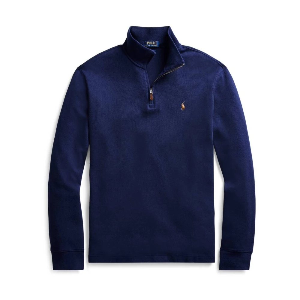 Polo Ralph Lauren Blauwe Gebreide Trui Casual Stijl Blue Heren