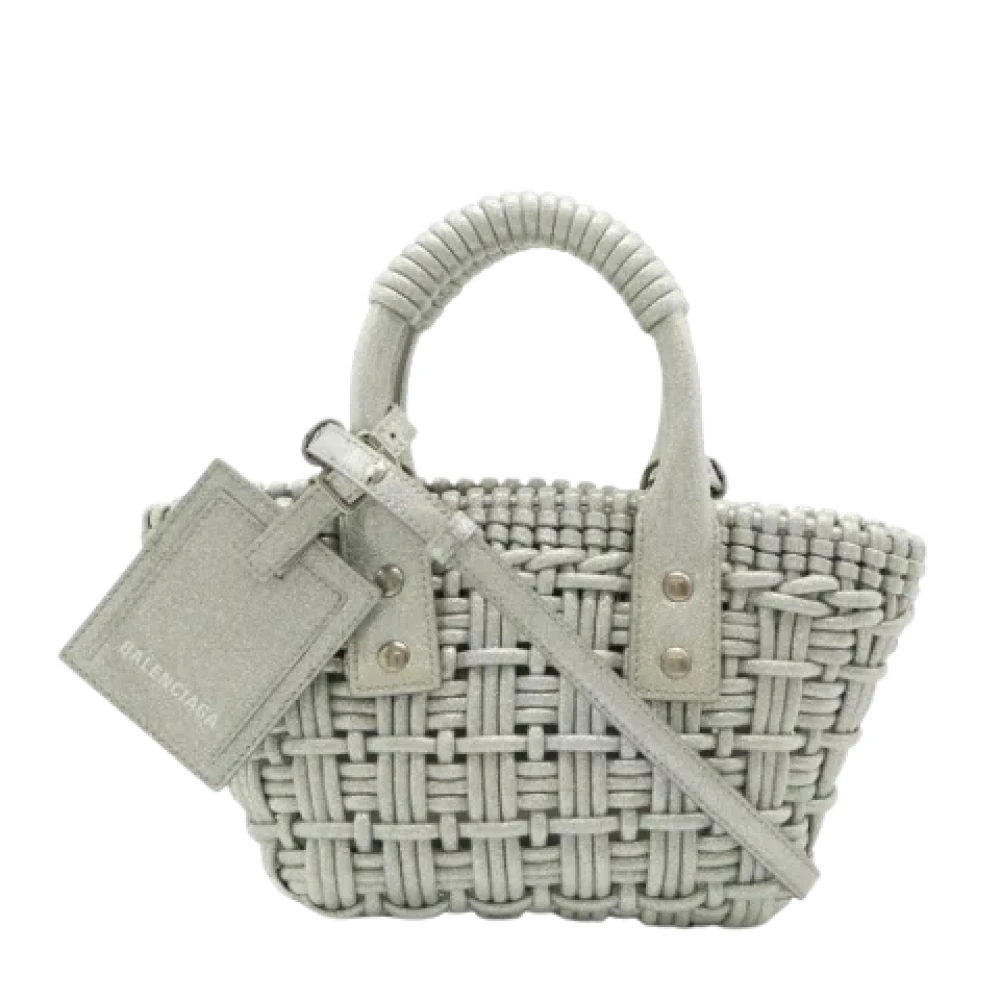 Balenciaga Vintage Pre-owned Plastic balenciaga-bags Gray Dames