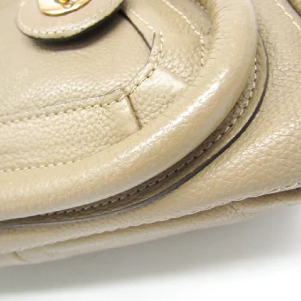 Chloé Pre-owned Leather handbags Gray Dames