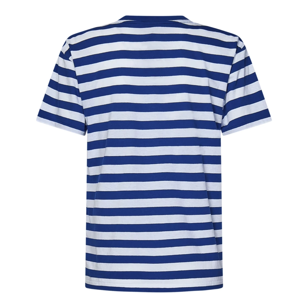 Polo Ralph Lauren Blauwe Gestreepte T-shirts en Polos Blue Dames