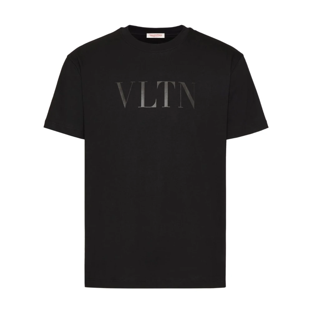 Valentino Zwart Vltn Print T-shirt Black Heren