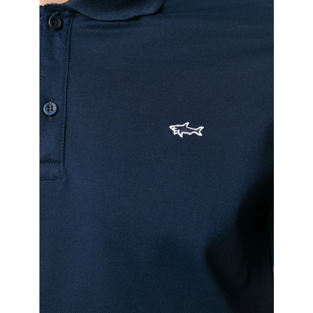 PAUL & SHARK Klassiek Poloshirt in Diverse Kleuren Blue Heren