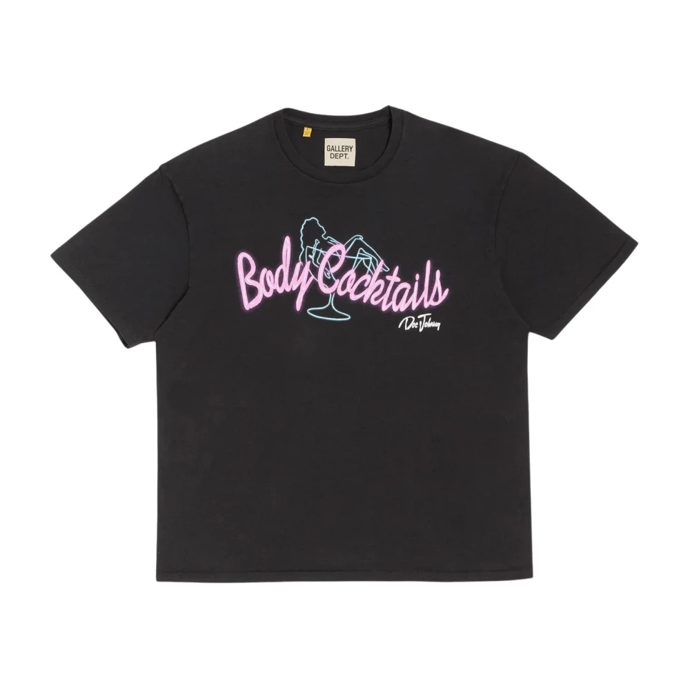 Gallery Dept. Grafische Body Cocktails T-shirt Black Heren
