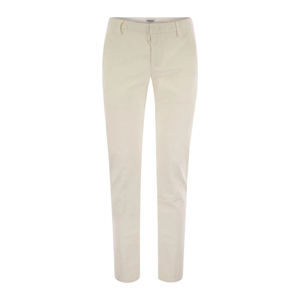 Dondup Mannelijk Beige Broeken Heren, W36, Katoen, Spiritissimo Regular-Fit Corduroy Broeken