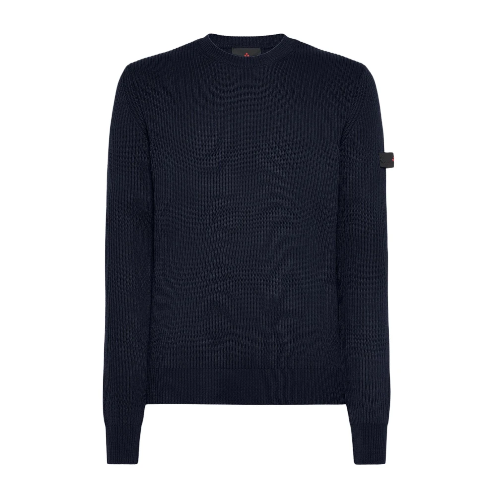 Peuterey Ronde hals trui Maglia Girocollo Blue Heren