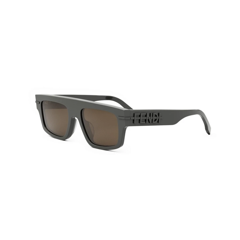 Fendi Unisex Gray Fendigraphy Fe40091u 20E Sunglasses - Sunglasses - 54 Mm - Accessories