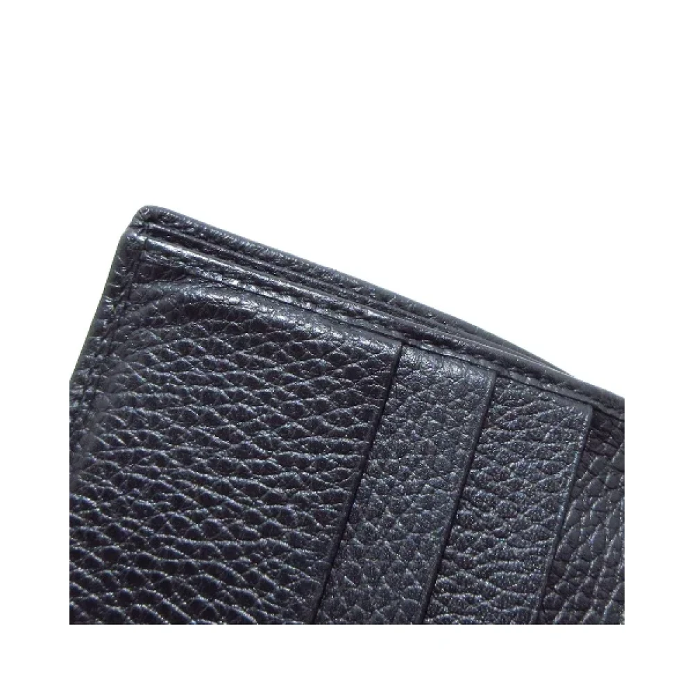 Gucci Vintage Pre-owned Cotton wallets Black Dames