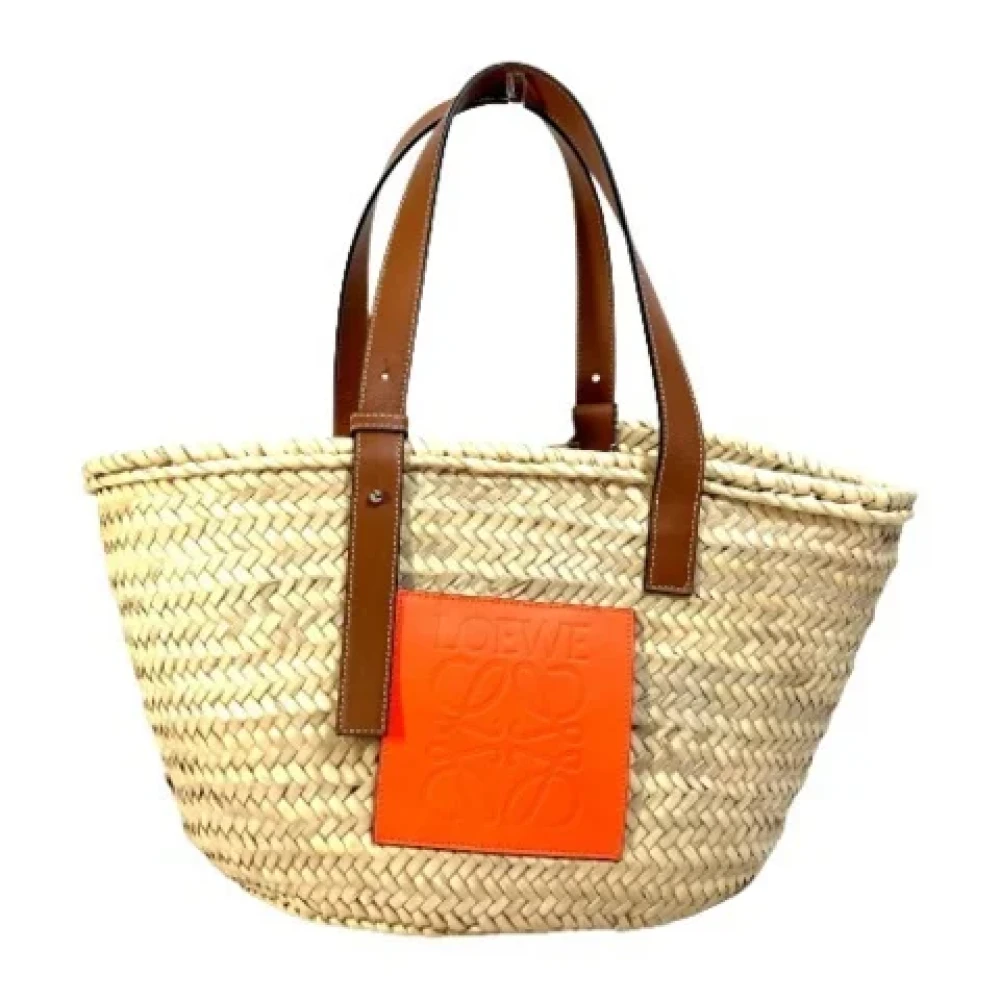 Loewe Pre-owned Fabric shoulder-bags Beige Dames
