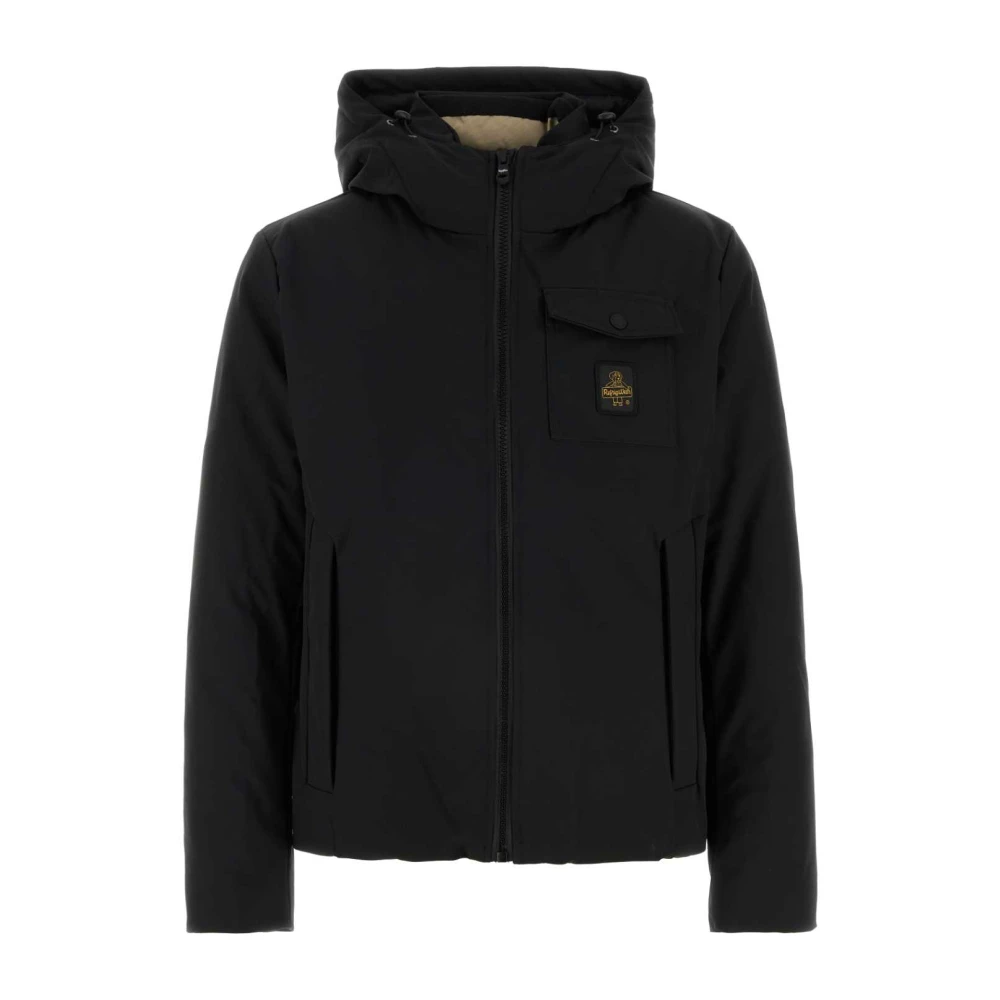 RefrigiWear Polar Gewatteerd Jack van Zwart Polyester Black Heren