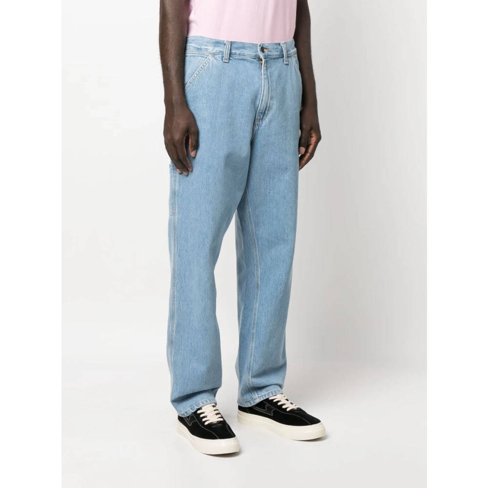 Carhartt WIP Denim jeans met relaxte pasvorm Blue Heren