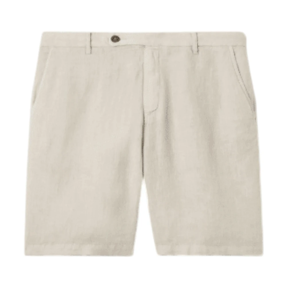 Mc2 Saint Barth Beige Casual Shorts, Male, S, Casual Shorts
