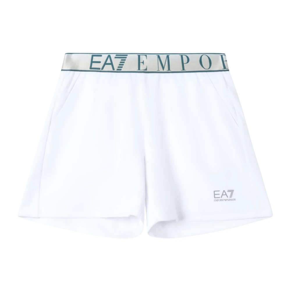 Emporio Armani Ea7 Damen Weiß Shorts, Xsgröße: