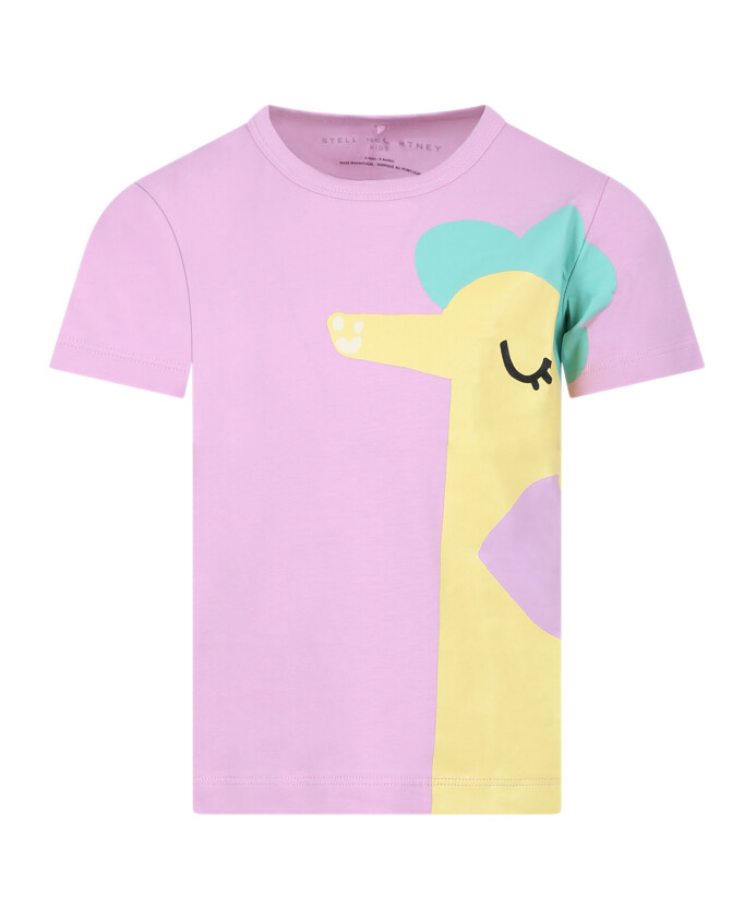 pink-seahorse-print-cotton-t-shirt