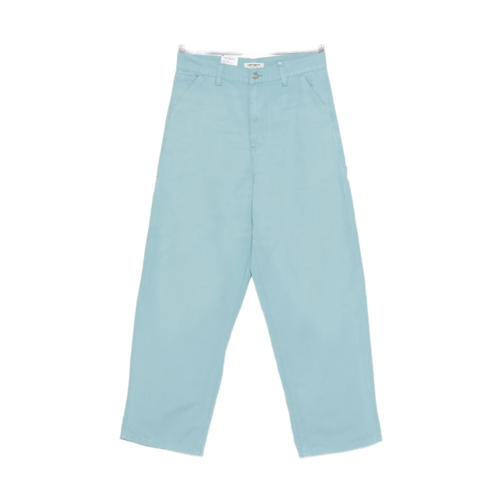 Carhartt Wip Women's Blue Trousers - Straight Fit Jeans - Xs - Jeans