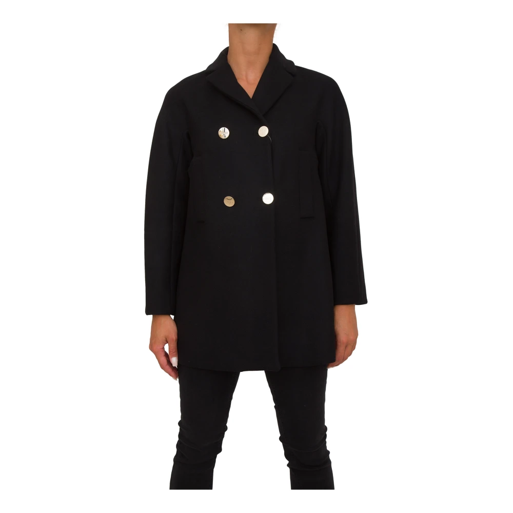 Coats > Double-Breasted Coats - - Liu Jo - Modalova