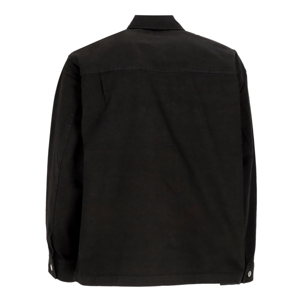 Obey Zwarte Shirtjas met Kraag Black Heren