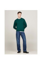 pull-en-maille-vert-coupe-classique