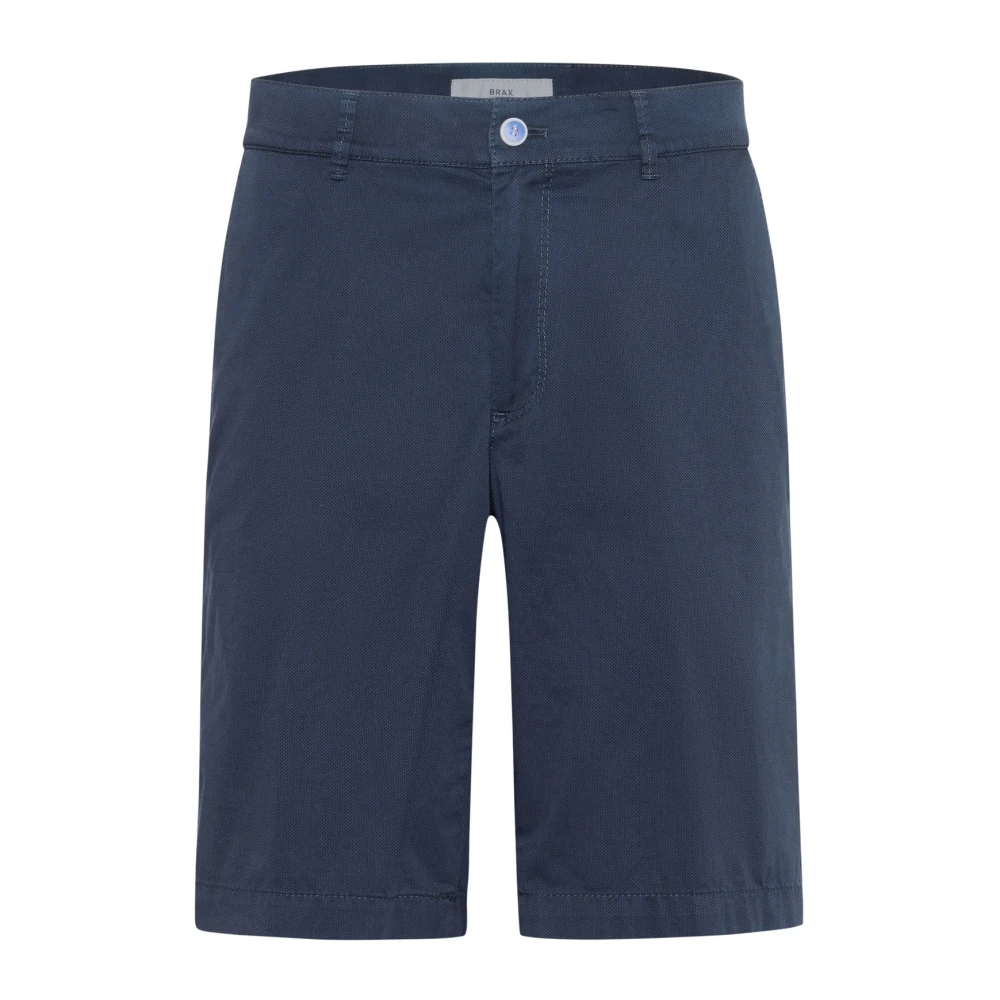 BRAX Blauwe Katoenen Casual Shorts Blue Heren