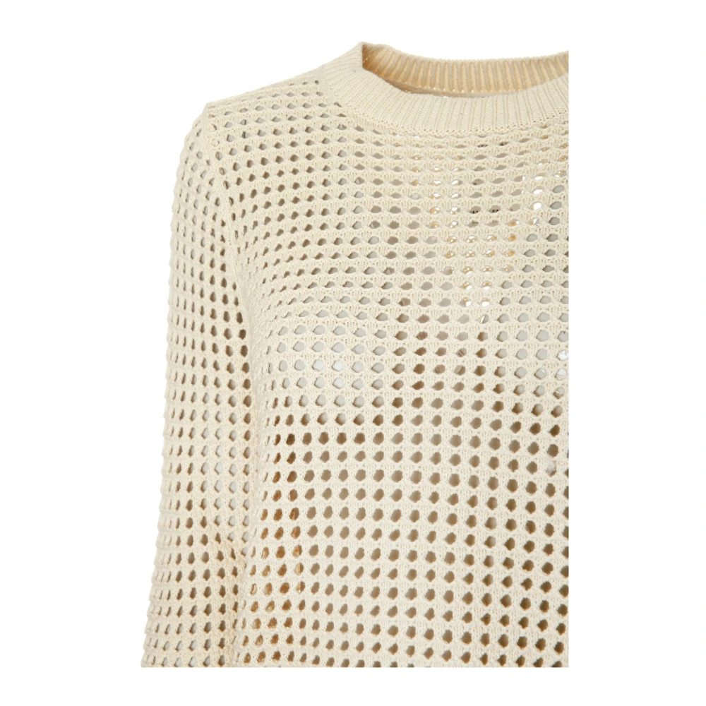 Levi's Superbloom Crochet Sweater Beige Dames