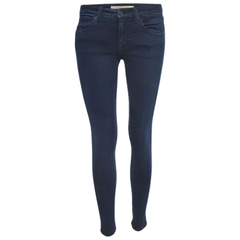 Burberry Vintage Pre-owned Denim jeans Blue Dames