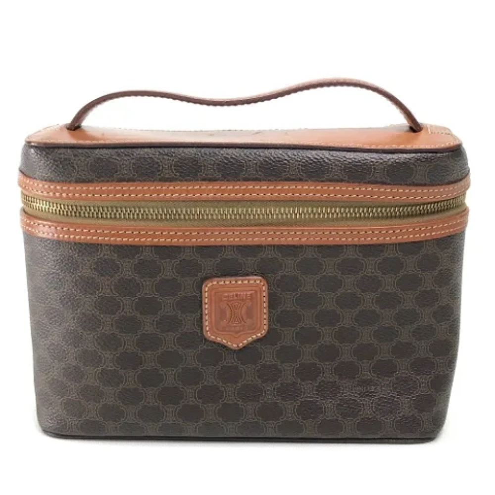 Celine Vintage Pre-owned Leather shoulder-bags Brown Dames