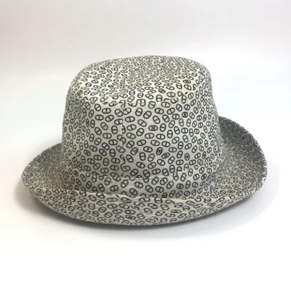 Hermès Vintage Pre-owned Cotton hats White Dames