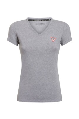 t-shirt-col-v-en-coton-a-logo
