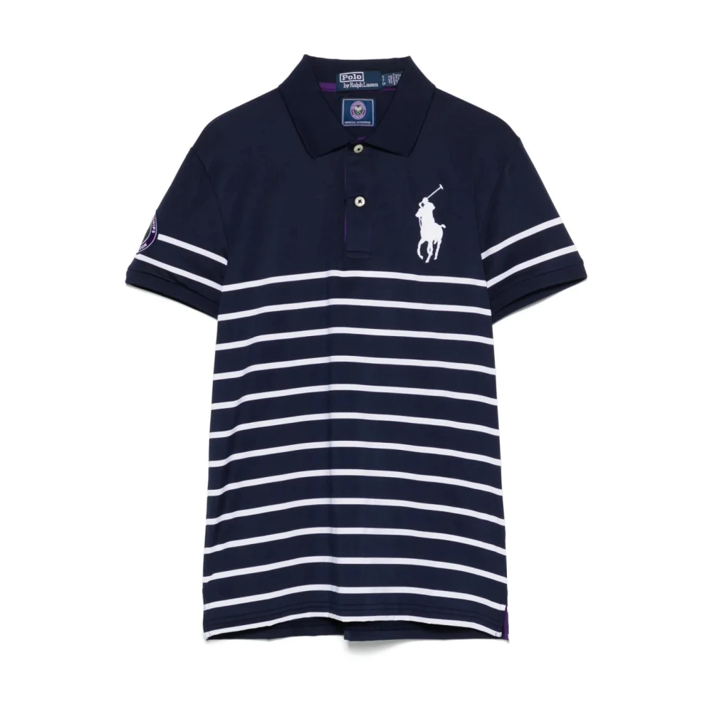 Polo Ralph Lauren Women's Blue Polo Shirts, M, Casual Polo Shirt