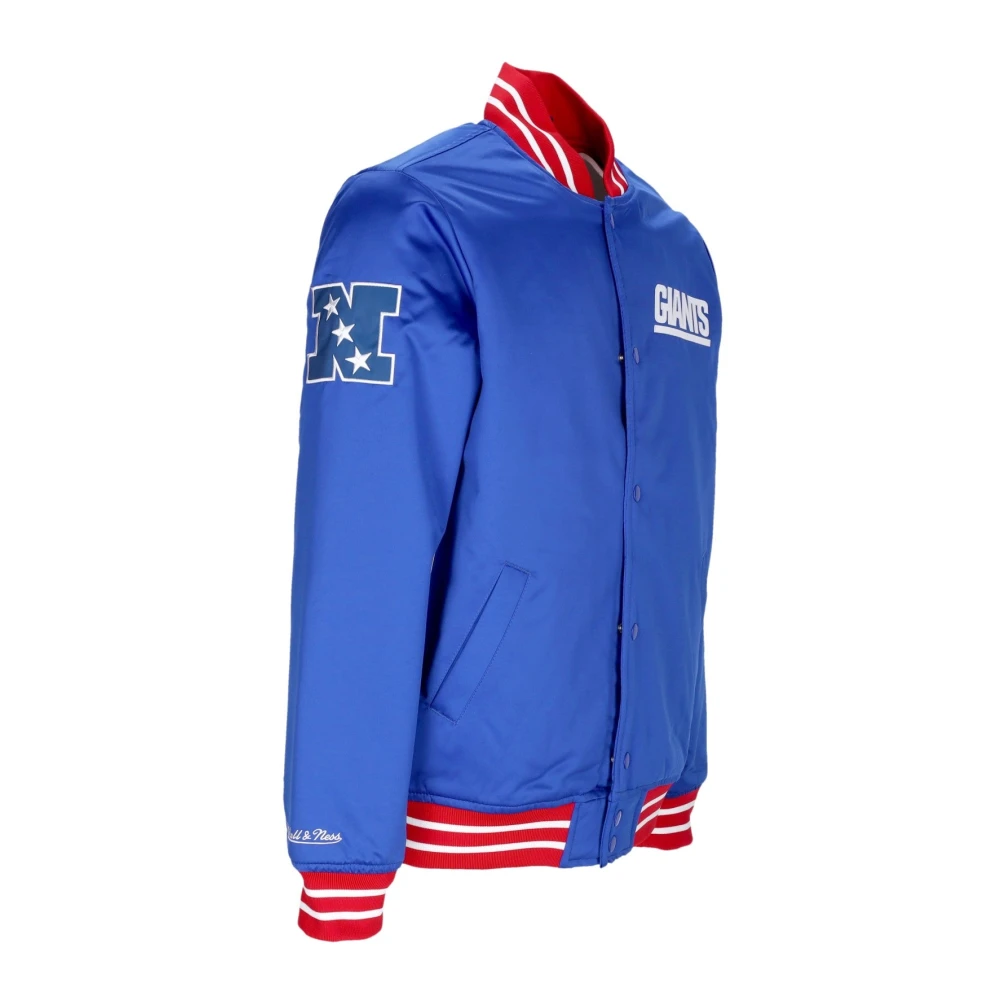 Mitchell & Ness New York Giants Bomberjack NFL Teamkleuren Blue Heren