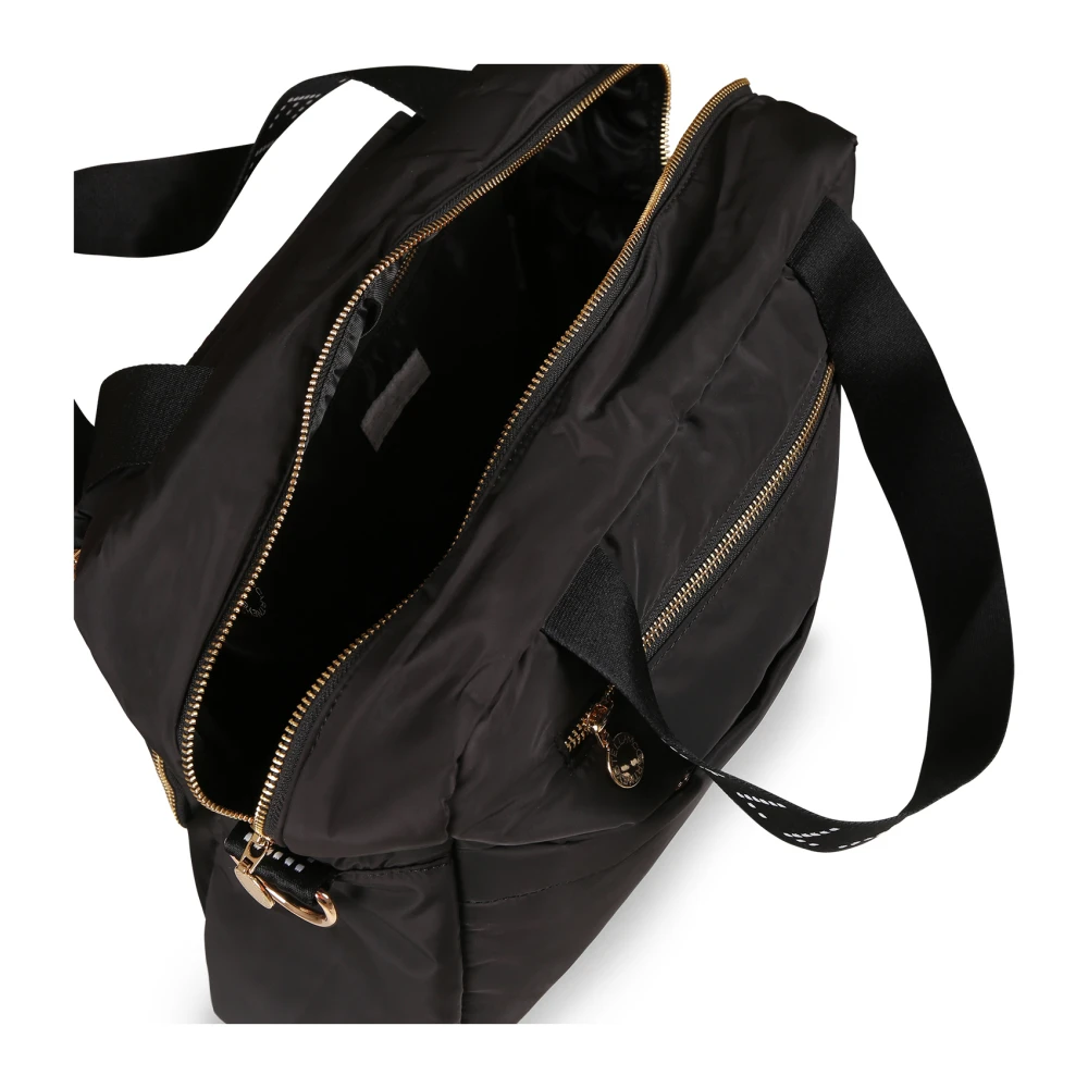 Stella Mccartney Gewatteerde Zwarte Verzorgingstas met Accessoires Black Unisex