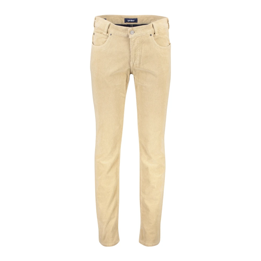 Gardeur Beige Slim Fit 5-Pocket Jeans Beige Heren