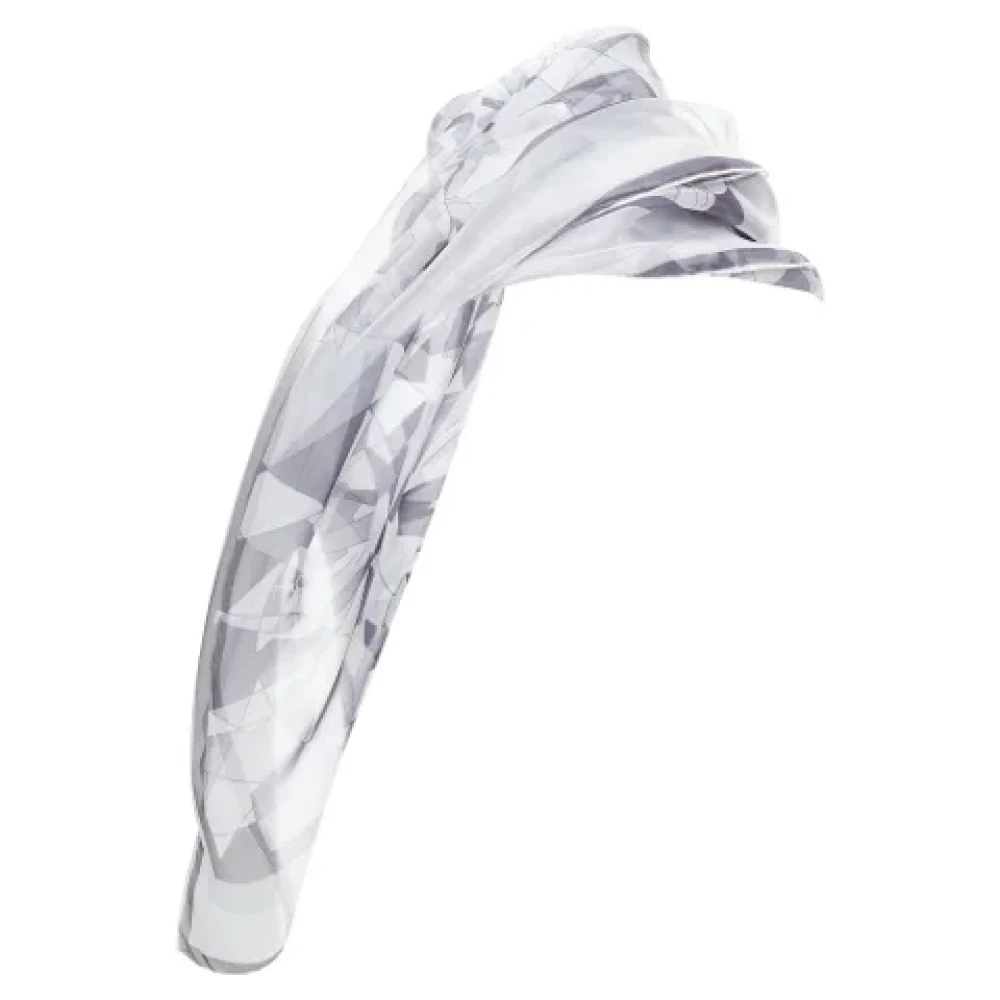 Cartier Vintage Pre-owned Silk scarves Gray Dames