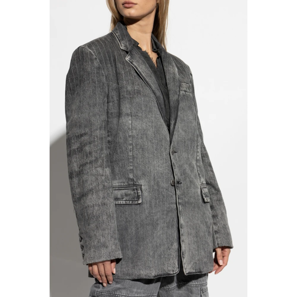 Diesel Denim jack D-Reger-S Gray Unisex