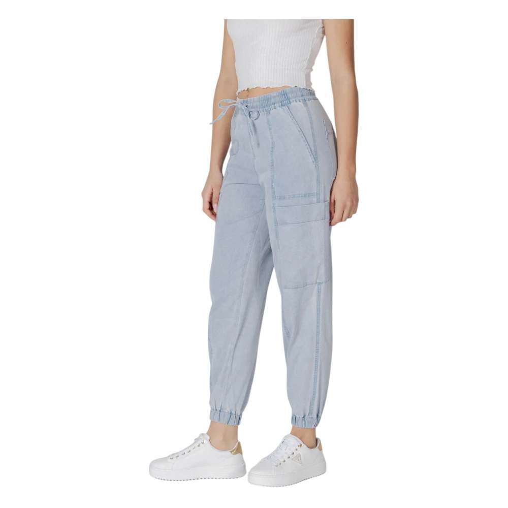 Desigual Baggy Boyfriend Jeans Collectie Blue Dames