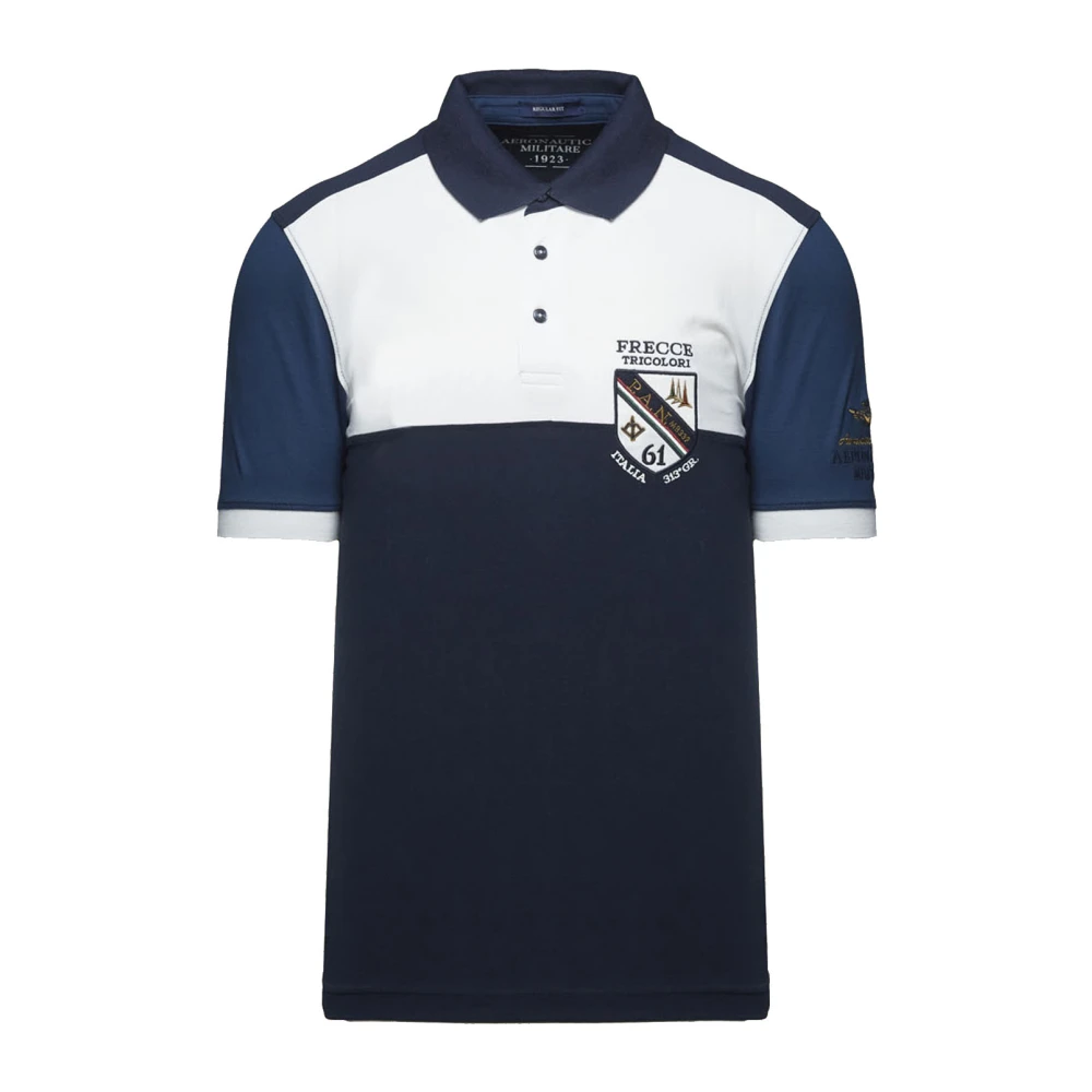Aeronautica Militare Men's Blue Polo Shirts, 2XL, Polo Frecce Tricolori