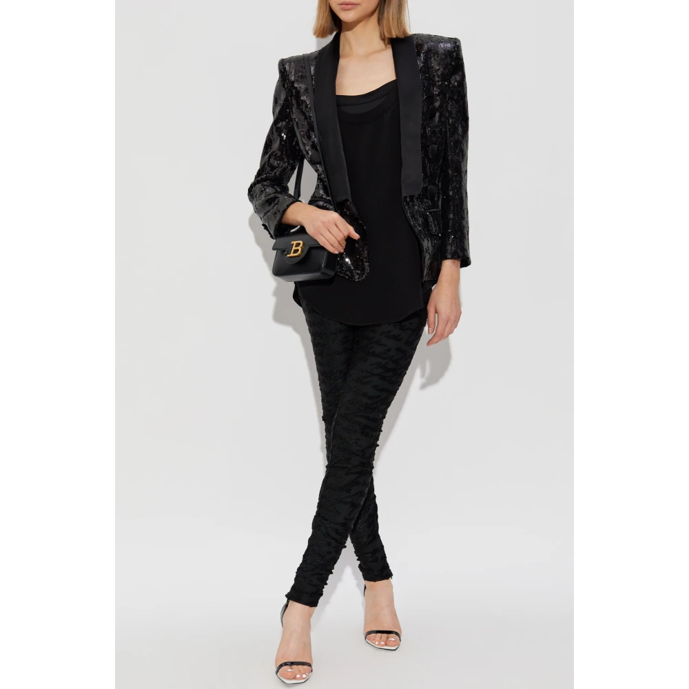 Balmain Mouwloze top Black Dames