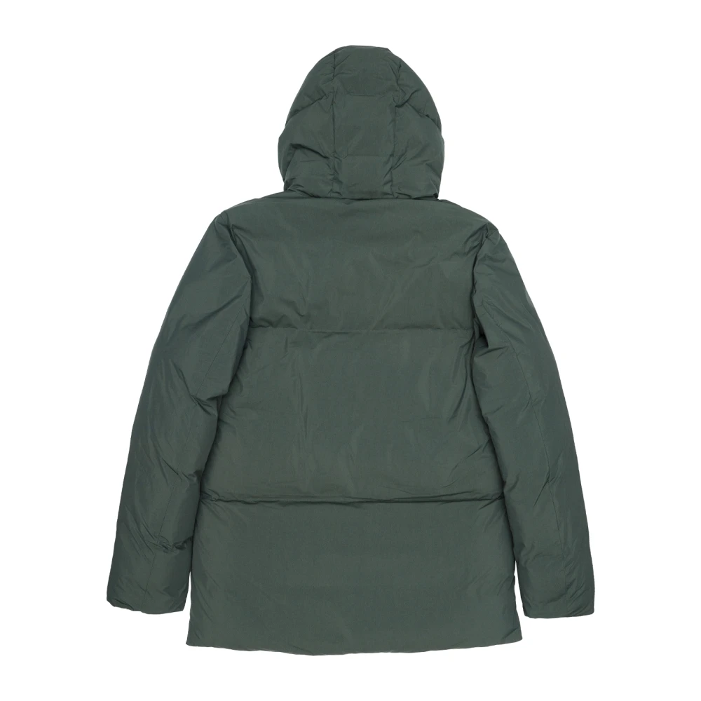 Elvine Lichtgewicht Nylon Korte Pufferjas Green Heren