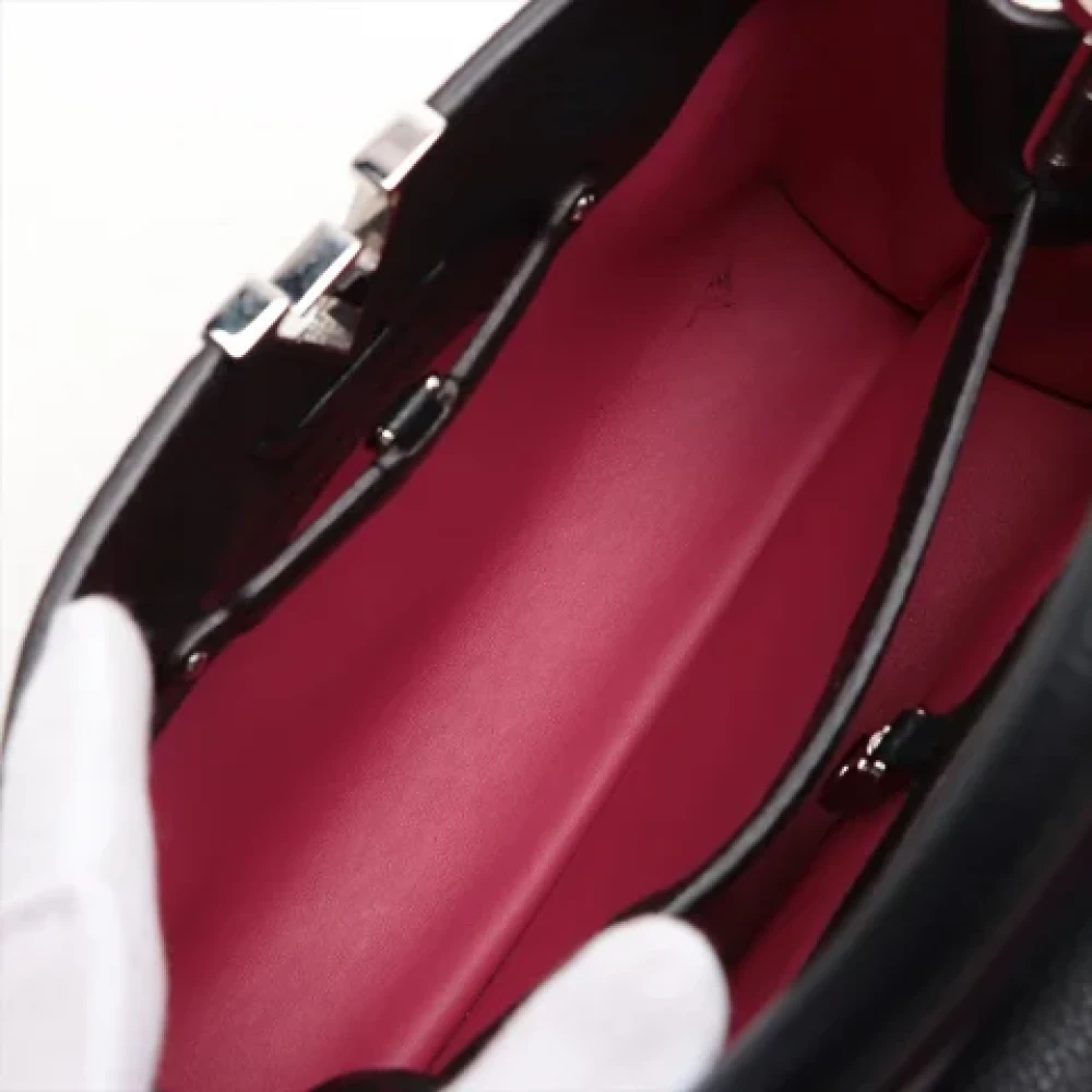 Louis Vuitton Vintage Pre-owned Leather handbags Black Dames