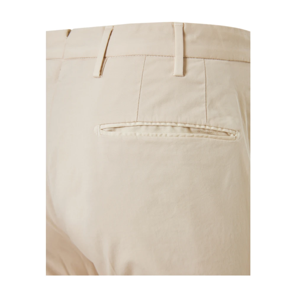 Incotex Slim-Fit Katoenen Broek Beige Heren