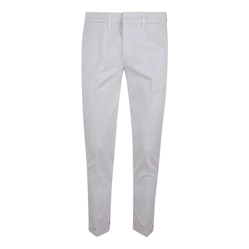 Fay Stretch Katoen Klei Kleur Broek Beige Heren