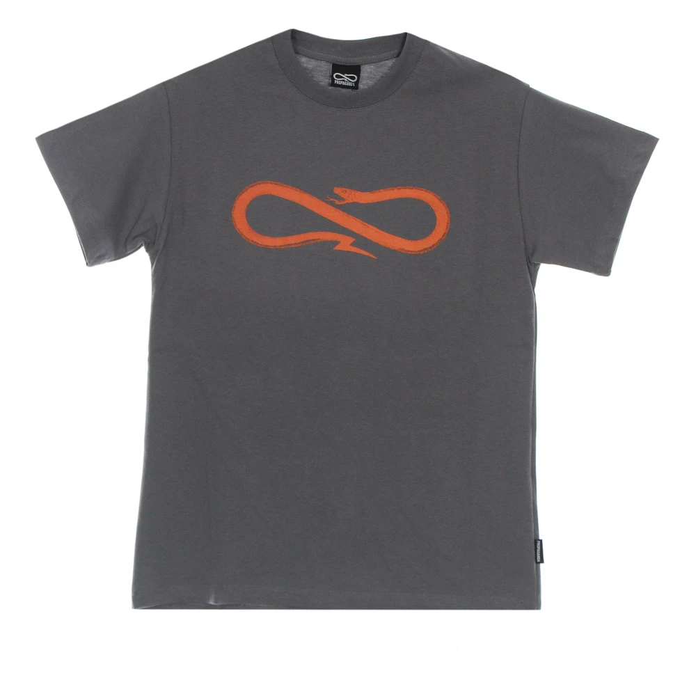 Propaganda Logo Tee Grijs Korte Mouw T-shirt Gray Heren
