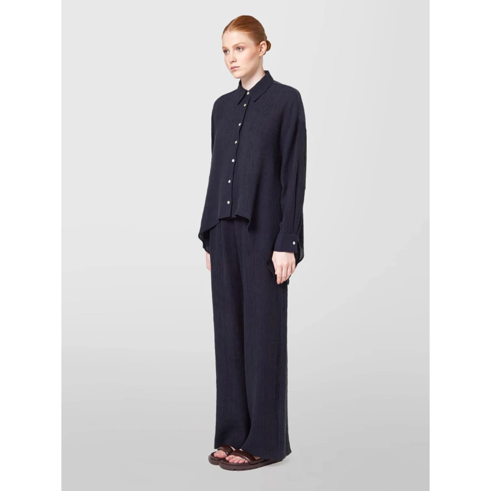 Alpha Studio Stijlvol Overhemd Blue Dames