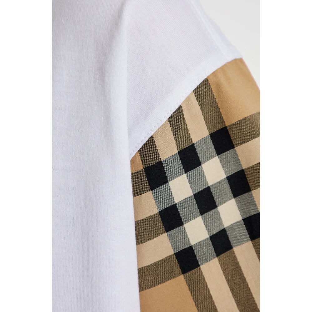 Burberry Katoenen T-shirt White Dames