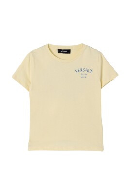 enfants-t-shirt-bleu-col-rond