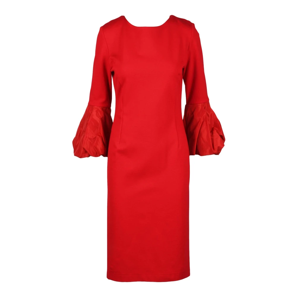 MeiMeiJ Elegante jurk voor vrouwen Red Dames