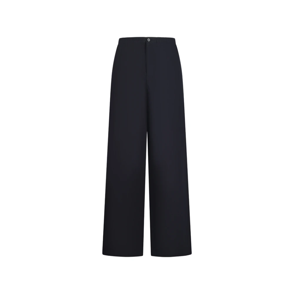 Jil Sander Men's Blue Wide Trousers, M, Wide Trousers