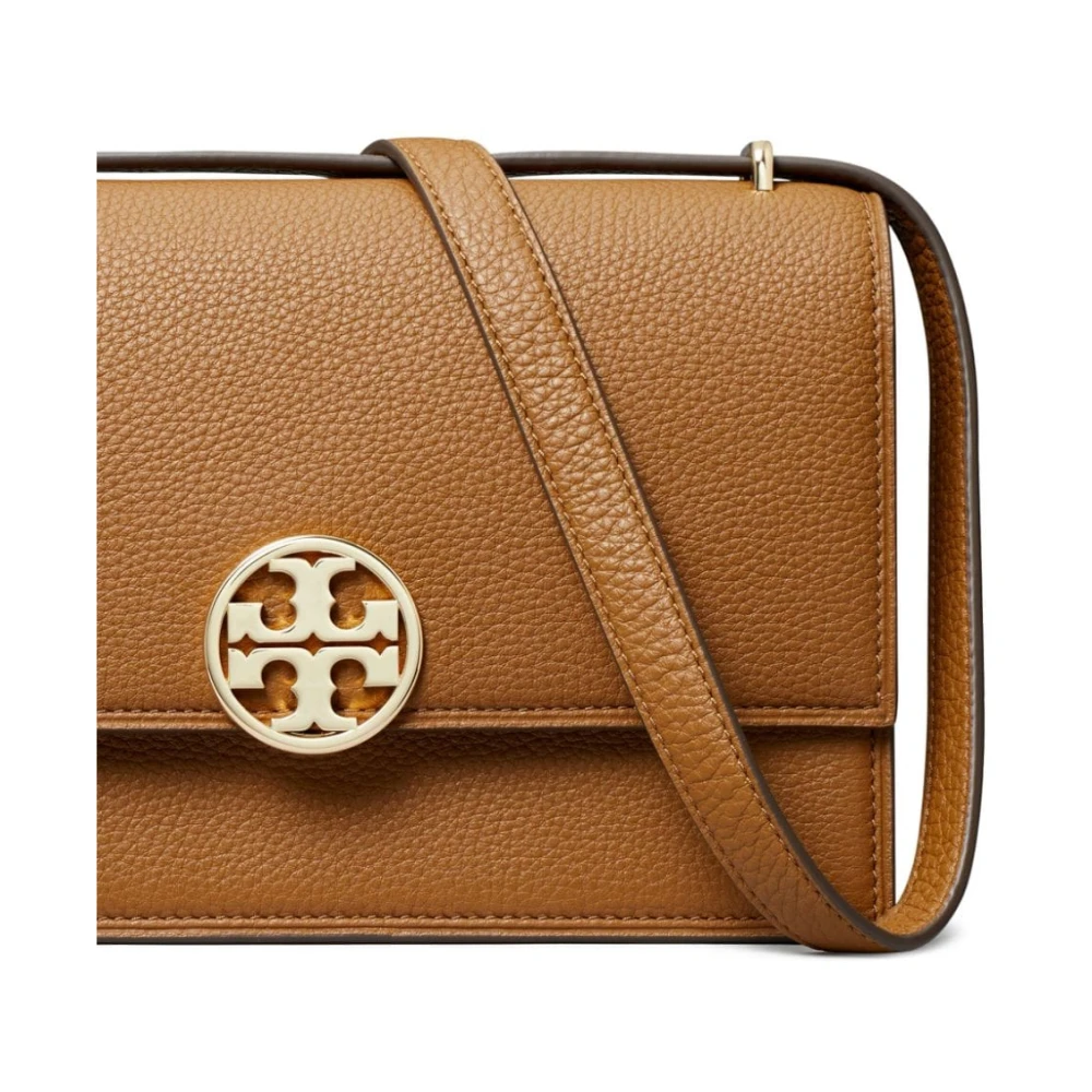 TORY BURCH Bruine Schoudertas Hamerslag Textuur Brown Dames